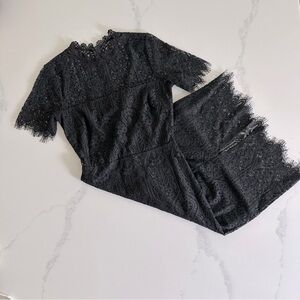 NWOT Lulus Remarkable Black Lace Dress Size Small
